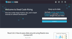 Desktop Screenshot of deadcoderising.com