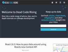 Tablet Screenshot of deadcoderising.com